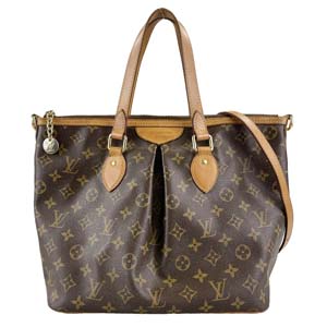 ルイ・ヴィトン モノグラム パレルモPM ブラウン 2WAY トートバッグ