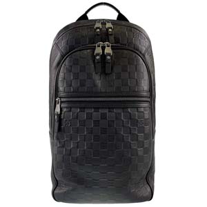 ルイ・ヴィトン ダミエ アンフィニ ミカエル ブラック リュック