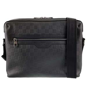 ルイ・ヴィトン ダミエ アンフィニ カリプソMM ブラック ショルダーバッグ 