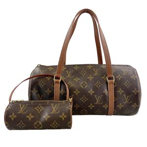 ルイ・ヴィトン モノグラム パピヨン30 ブラウン ハンドバッグ