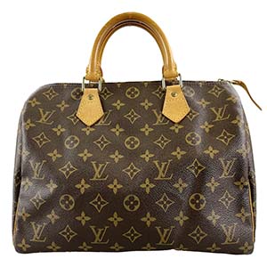 ルイ・ヴィトン モノグラム スピーディ30 ブラウン ハンドバッグ