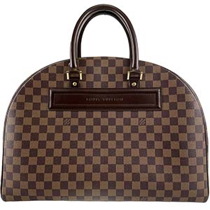 ルイ・ヴィトン ダミエ エベヌ ノリータ24 ブラウン ボストンバッグ