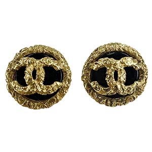 シャネル ゴールドメッキ CCロゴ ゴールド イヤリング