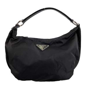 プラダ ナイロン ブラック ハンドバッグ