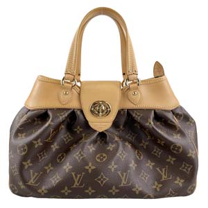 ルイ・ヴィトン モノグラム ボエシPM ブラウン ハンドバッグ