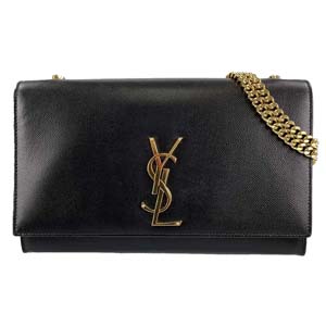 サンローラン ケイト カーフスキン ブラック ショルダーバッグ