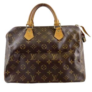 ルイ・ヴィトン モノグラム スピーディ30 ブラウン ハンドバッグ