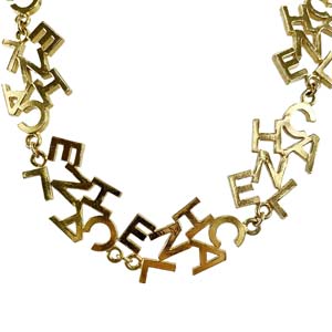 シャネル ゴールドメッキ CHANELロゴ ゴールド ネックレス