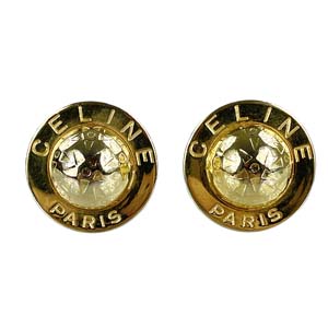 セリーヌ スターボール ゴールドメッキ ゴールド イヤリング