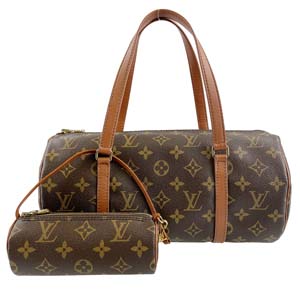 ルイ・ヴィトン モノグラム パピヨン30 ブラウン ハンドバッグ