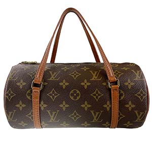 ルイ・ヴィトン モノグラム パピヨン26 ブラウン ハンドバッグ