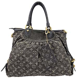 ルイ・ヴィトン モノグラム デニム ネオ カビィGM ブラック 2WAY ハンドバッグ