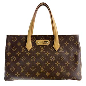 ルイ・ヴィトン モノグラム ウィルシャーPM ブラウン トートバッグ