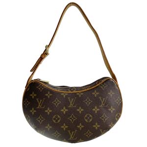 ルイ・ヴィトン モノグラム ポシェット クロワッサン ブラウン ハンドバッグ