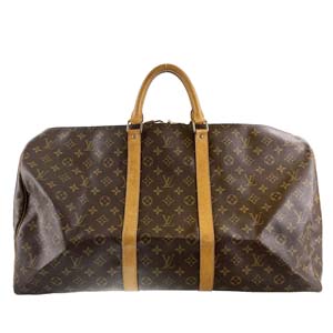 ルイ・ヴィトン モノグラム キーポル60 ブラウン ボストンバッグ