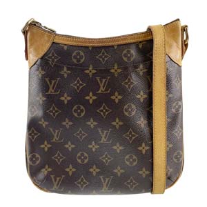 ルイ・ヴィトン モノグラム オデオンPM ブラウン ショルダーバッグ