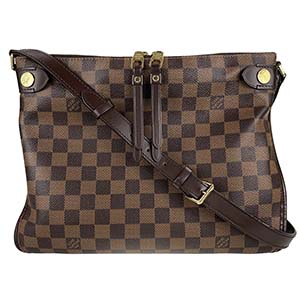 ルイ・ヴィトン ダミエ エベヌ ドゥオモ ブラウン ショルダーバッグ