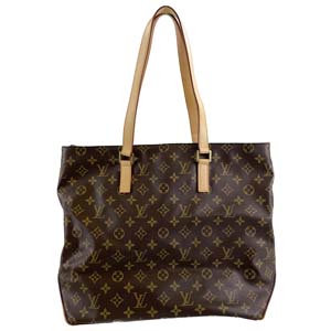 ルイ・ヴィトン モノグラム カバ メゾ ブラウン トートバッグ