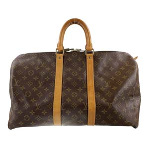 ルイ・ヴィトン モノグラム キーポル45 ブラウン ボストンバッグ