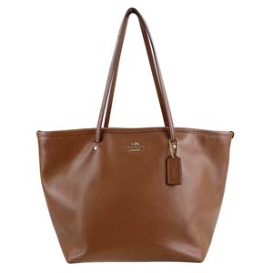 コーチ レザー ブラウン トートバッグ