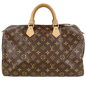 ルイ・ヴィトン モノグラム スピーディ35 ブラウン ハンドバッグ