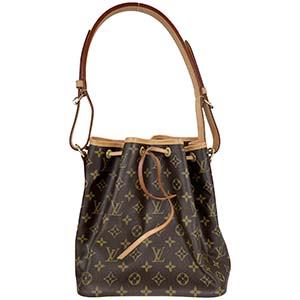ルイ・ヴィトン モノグラム プチノエ ブラウン ショルダーバッグ