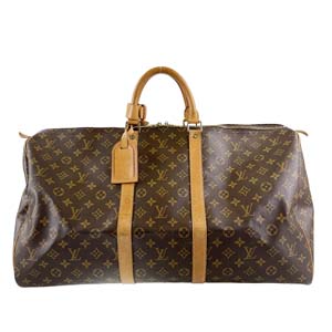 ルイ・ヴィトン モノグラム キーポル55 ブラウン ボストンバッグ