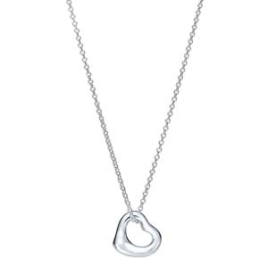 ティファニー オープンハート ペンダント SV925 シルバー ネックレス
