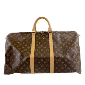 ルイ・ヴィトン モノグラム キーポル55 ブラウン ボストンバッグ