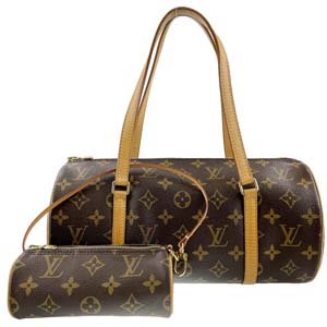 ルイ・ヴィトン モノグラム パピヨン30 ブラウン ハンドバッグ