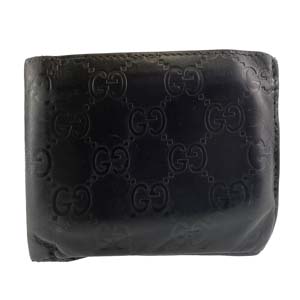 グッチ グッチシマ レザー ブラック 財布