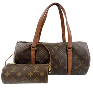 ルイ・ヴィトン モノグラム パピヨン30 ブラウン ハンドバッグ