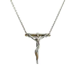 ティファニー エルサペレッティ ロザリオ クロス SV925 シルバー ネックレス