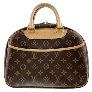ルイ・ヴィトン モノグラム ドーヴィル ブラウン ハンドバッグ