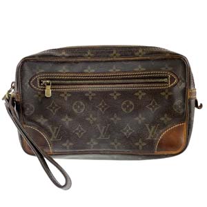 ルイ・ヴィトン モノグラム マルリー ドラゴンヌGM ブラウン セカンドバッグ