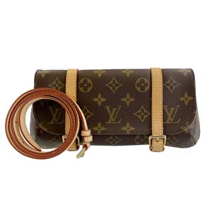 ルイ・ヴィトン モノグラム ポシェット マレル ブラウン ウエストバッグ