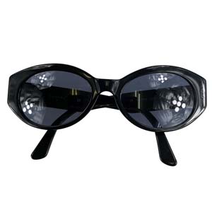 シャネル プラスティック ブラック サングラス