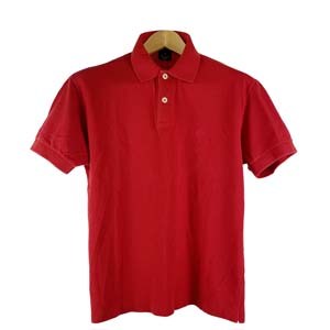 グッチ コットン レッド ポロシャツ