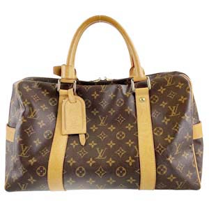 ルイ・ヴィトン モノグラム キャリーオール ブラウン ボストンバッグ