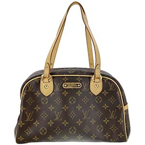 ルイ・ヴィトン モノグラム モントルグイユPM ブラウン ショルダーバッグ