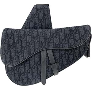 ディオール サドルバッグ SADDLE ディオール オブリーク ジャカード ブラック ショルダーバッグ