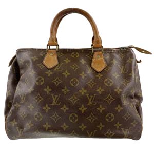 ルイ・ヴィトン モノグラム スピーディ30 ブラウン ハンドバッグ