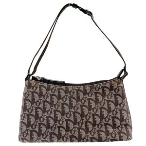 ディオール トロッター キャンバス ブラウン ハンドバッグ