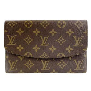 ルイ・ヴィトン モノグラム ポシェット ラバ 20 ブラウン セカンドバッグ