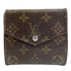 ルイ・ヴィトン モノグラム ポルトモネ ビエ ブラウン 財布