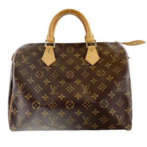 ルイ・ヴィトン モノグラム スピーディ30 ブラウン ハンドバッグ