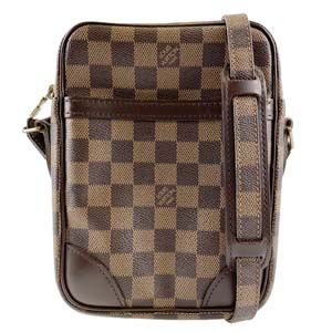 ルイ・ヴィトン ダミエ エベヌ ダヌーブ ブラウン ショルダーバッグ