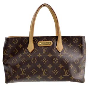 ルイ・ヴィトン モノグラム ウィルシャーPM ブラウン トートバッグ