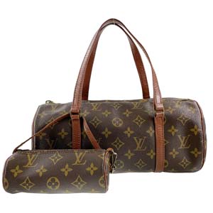 ルイ・ヴィトン モノグラム パピヨン30 ブラウン ハンドバッグ