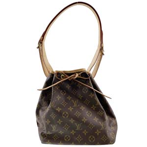 ルイ・ヴィトン モノグラム プチノエ ブラウン ショルダーバッグ